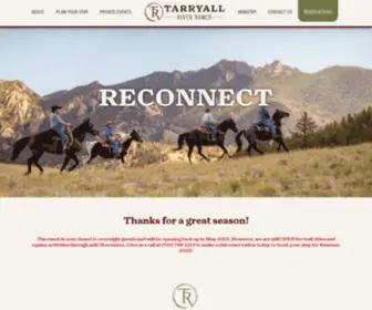 Tarryallranch.com(Tarryall River Ranch) Screenshot