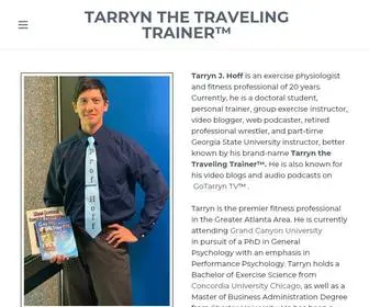 Tarrynhoff.com(Tarryn the Traveling Trainer (Tarryn Hoff)) Screenshot