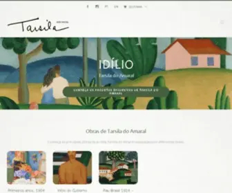 Tarsiladoamaral.com.br(Site oficial da artista) Screenshot