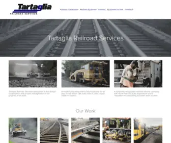 Tartagliarail.com(Tartaglia Railroad Services) Screenshot