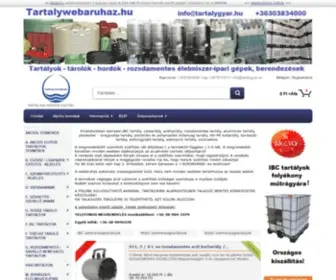 Tartalywebaruhaz.hu(Tartály webáruház) Screenshot