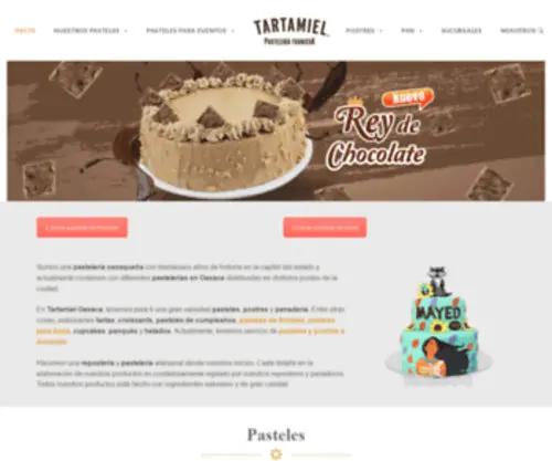 Tartamiel.com(Pasteles que enamoran) Screenshot
