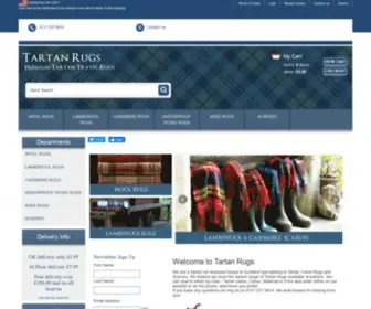 Tartanrugs.com(Suppliers of Tartan Travel Rugs and Tartan Scarves) Screenshot