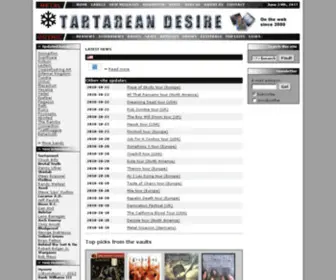 Tartareandesire.com(Heavy metal cd reviews) Screenshot