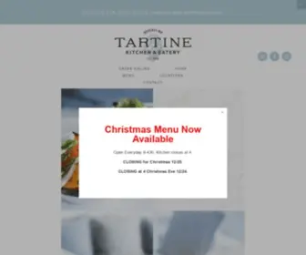 Tartine-Eatery.com(Tartine Kitchen & Eatery) Screenshot