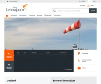 Tartu-Airport.ee(Tartu Lennujaam) Screenshot