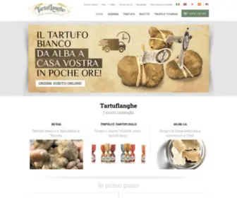 Tartuflanghe.com.tw(Tartufo Bianco d'Alba) Screenshot