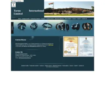 Taruninternationalltd.com(Steel Strips Manufacturer) Screenshot