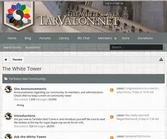 Tarvalon.net(The White Tower) Screenshot