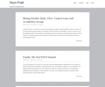 Tarynpivots.com(Taryn Pratt) Screenshot