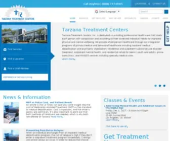 Tarzanatc.org(Tarzana Treatment Centers) Screenshot