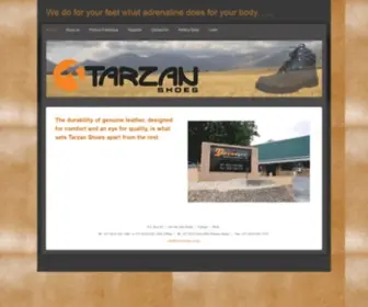 Tarzanshoes.co.za(We do for your feet what adrenaline does for your body…) Screenshot