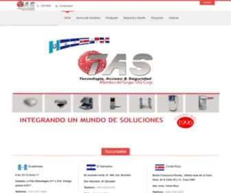 Tas-Seguridad.com(Soluciones de seguridad y acceso) Screenshot