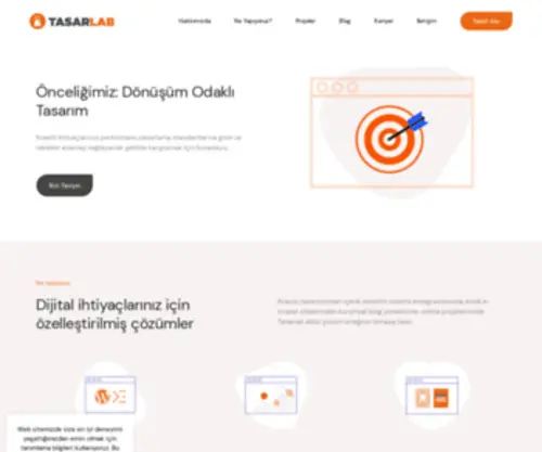 Tasarlab.com(Dönüşüm Odaklı Kreatif Web Ajansı) Screenshot