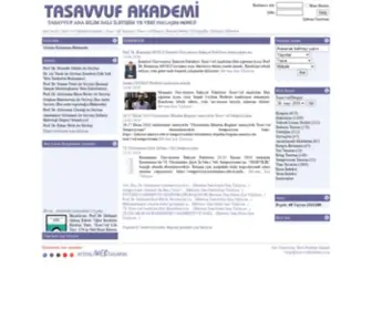 Tasavvufakademi.com(Tasavvuf Akademi) Screenshot