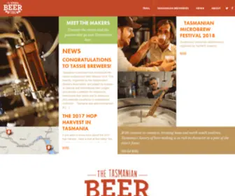 Tasbeertrail.com(The Tasmanian Beer Trail) Screenshot