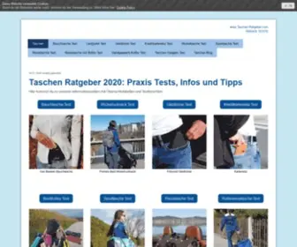 Taschen-Ratgeber.com(Tipps, Infos und Praxistests) Screenshot
