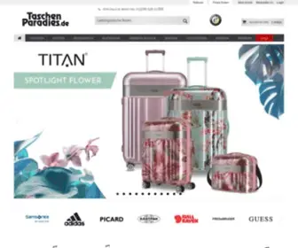 Taschenparadies.de(Outdoor and Travel Fashion Retailer) Screenshot