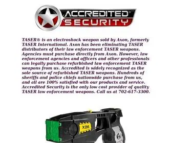 Taserdistributor.com(Best Price TASER X26 Distributor) Screenshot