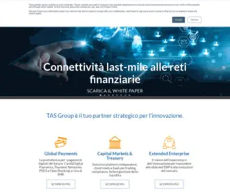 Tasgroup.it(Monetica, pagamenti digitali, mercati finanziari, ERP) Screenshot