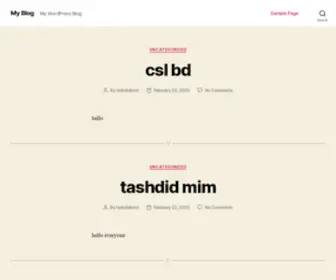 Tashdid.co(My Blog) Screenshot