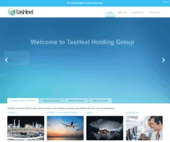 Tasheel.com(Holding Group) Screenshot