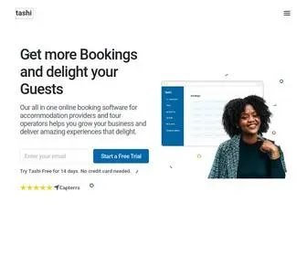 Tashi.travel(Online booking software) Screenshot