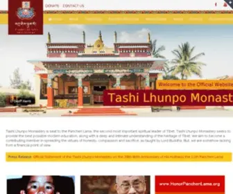 Tashilhunpo.org(Tashi Lhunpo Monastery) Screenshot