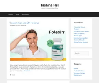 Tashinahill.com(Health, Fitness and Beauty Blog) Screenshot