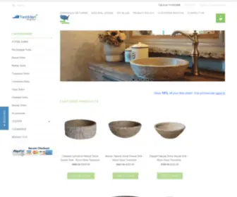 Tashmart.com(Stone Sinks) Screenshot