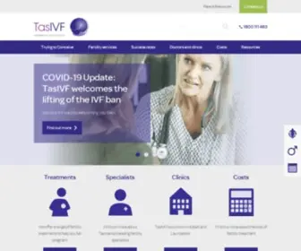 Tasivf.com.au(Tas ivf) Screenshot