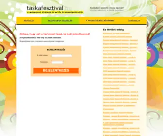 Taskafesztival.hu(NyĂĄri) Screenshot