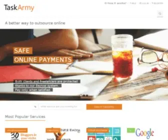 Taskarmy.com(Earn money in minutes) Screenshot