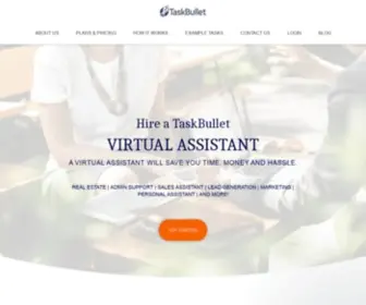 Taskbullet.com(Virtual Assistant Services) Screenshot