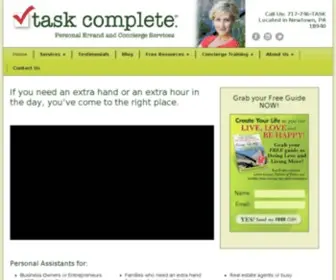 Taskcomplete.com(Personal Assistant Bucks County) Screenshot