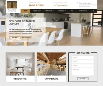 Taskerjoinery.com.au(Joinery Specialists in Sydney) Screenshot