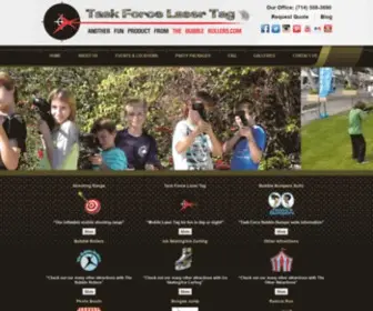 Taskforcelasertag.com(Orange County Laser Tag) Screenshot