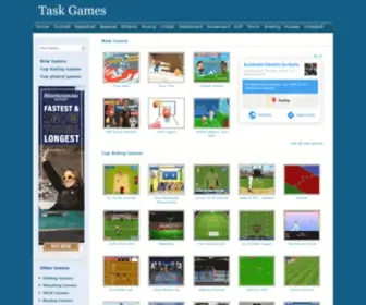 Taskgames.com(Sports Games Online) Screenshot