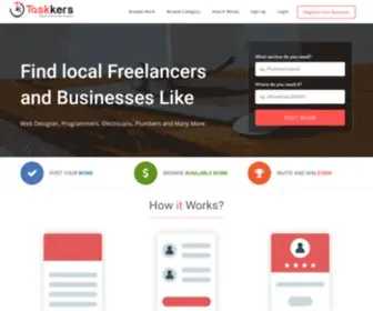 Taskkers.com(Find Local Freelancers & Businesses in Netherlands) Screenshot
