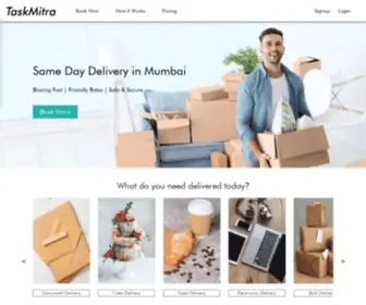 Taskmitra.com(Same Day Delivery Service in Mumbai) Screenshot