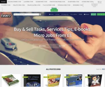 Taskrz.com(Find Freelancers. Get Your Project Done.Buy and Sell Tasks) Screenshot