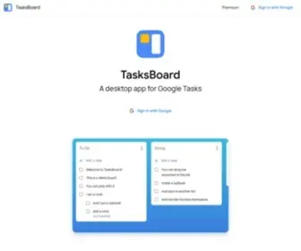 Tasksboard.com(Desktop app for Google Tasks) Screenshot