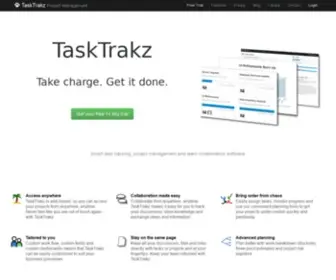 Tasktrakz.com(TaskTrakz Online Project Management Software) Screenshot