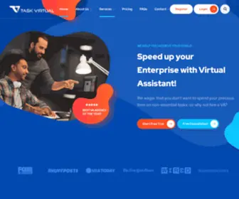 Taskvirtual.com(Top Rated Virtual Assistant Company) Screenshot