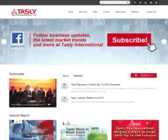 Taslyint.com(International Co) Screenshot