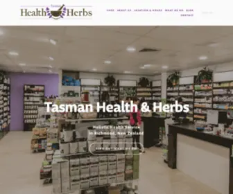 Tasmanhealthherbs.co.nz(Tasman Health & Herbs) Screenshot