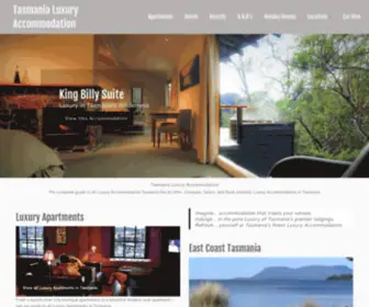 Tasmanialuxuryaccommodation.com.au(Tasmania Luxury Accommodation) Screenshot