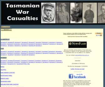 Tasmanianwarcasualties.com(Tasmanian War Casualties Tasmanian War Casualties) Screenshot