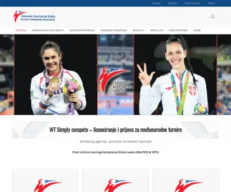 Tas.org.rs(Tekvondo Asocijacija Srbije) Screenshot