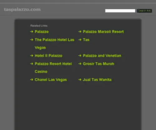 Taspalazzo.com(Tas Palazzo) Screenshot